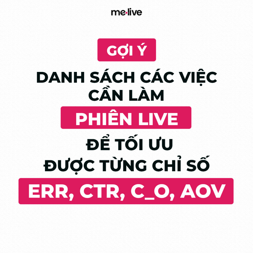 tối ưu chỉ số các phiên live