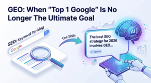 GEO: Khi &ldquo;Top 1 Google&rdquo; Kh&ocirc;ng C&ograve;n L&agrave; Đ&iacute;ch Đến Cuối C&ugrave;ng