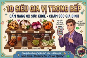 10 SI&Ecirc;U GIA VỊ TRONG BẾP: B&Iacute; QUYẾT TRƯỜNG THỌ TỪ THI&Ecirc;N NHI&Ecirc;N