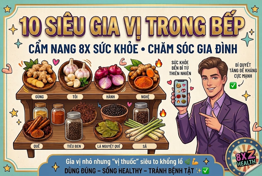 10 si&ecirc;u gia vị m&agrave; bất cứ gia đ&igrave;nh n&agrave;o cũng n&ecirc;n nằm l&ograve;ng