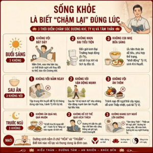 3 THỜI ĐIỂM &ldquo;KH&Ocirc;NG VỘI&rdquo; GI&Uacute;P SỐNG KHỎE
