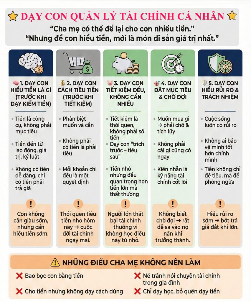 day con quản lý tài chính cá nhân