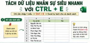 C&aacute;ch t&aacute;ch dữ liệu nh&acirc;n sự cực nhanh